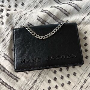 Marc Jacobs Black Leather Chain Shoulder Bag